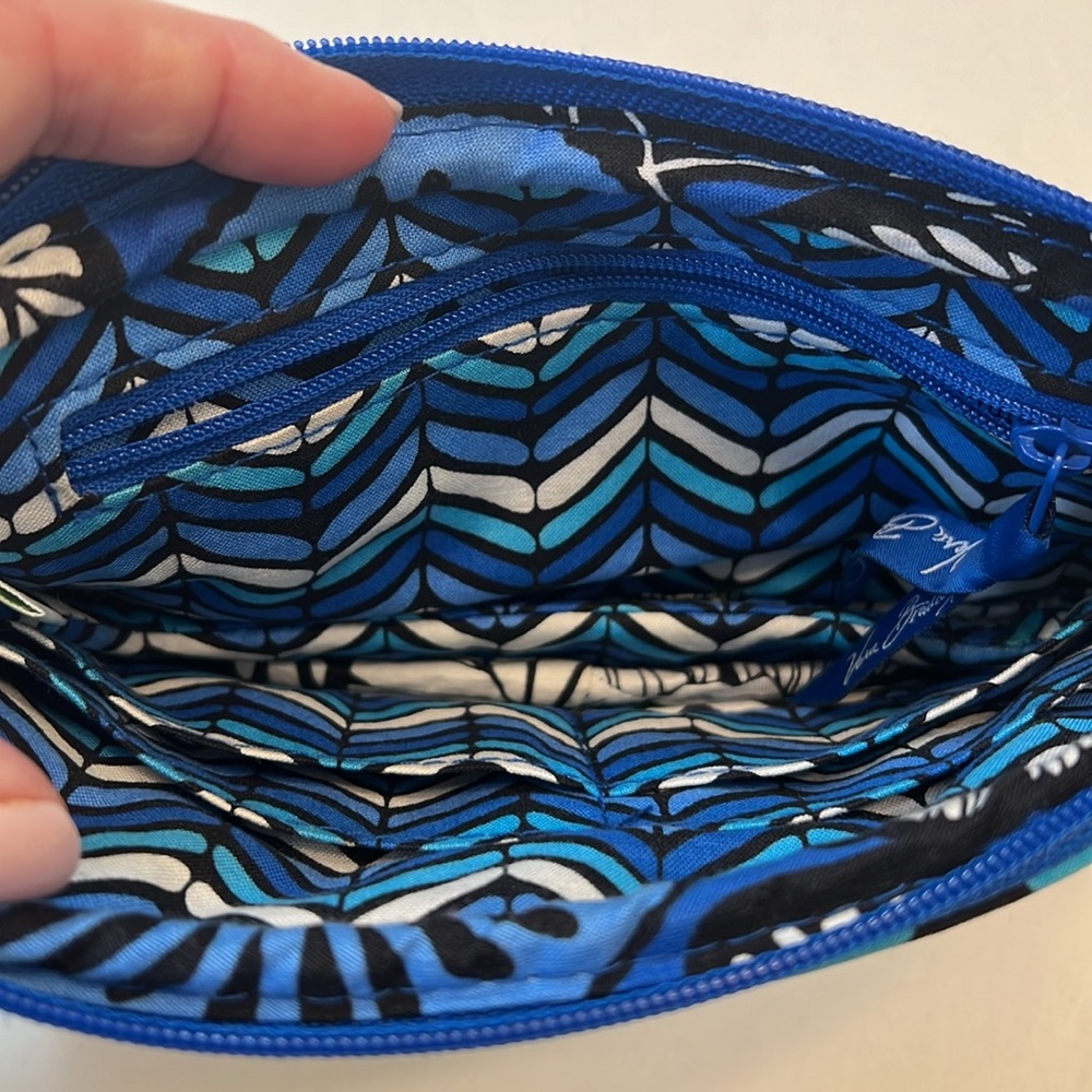 Vera Bradley Blue Bayou Wristlet - Picture 2 of 5